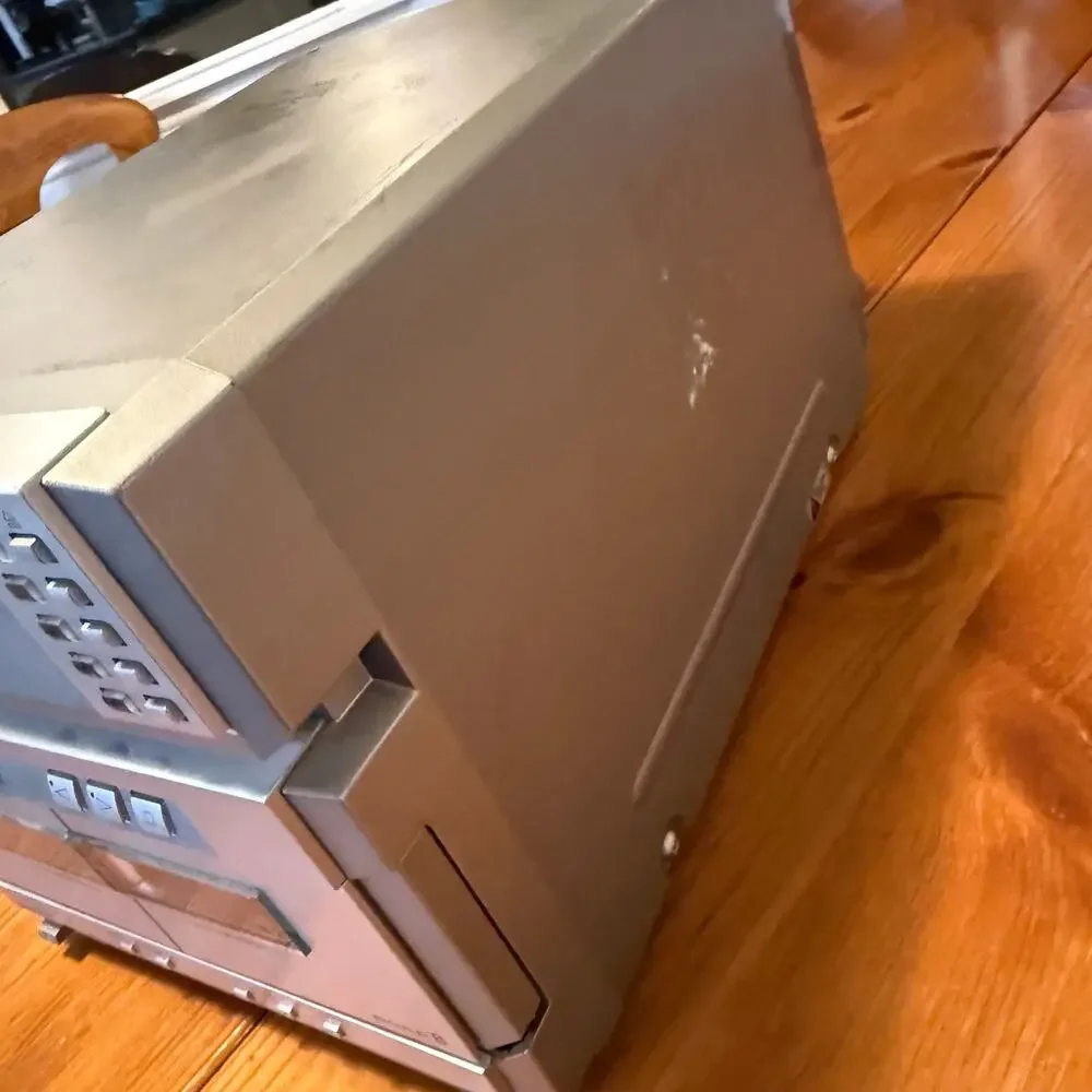 Sony HTC-NX1 5-Disc CD Changer Dual Cassette Deck Untested Parts Repair